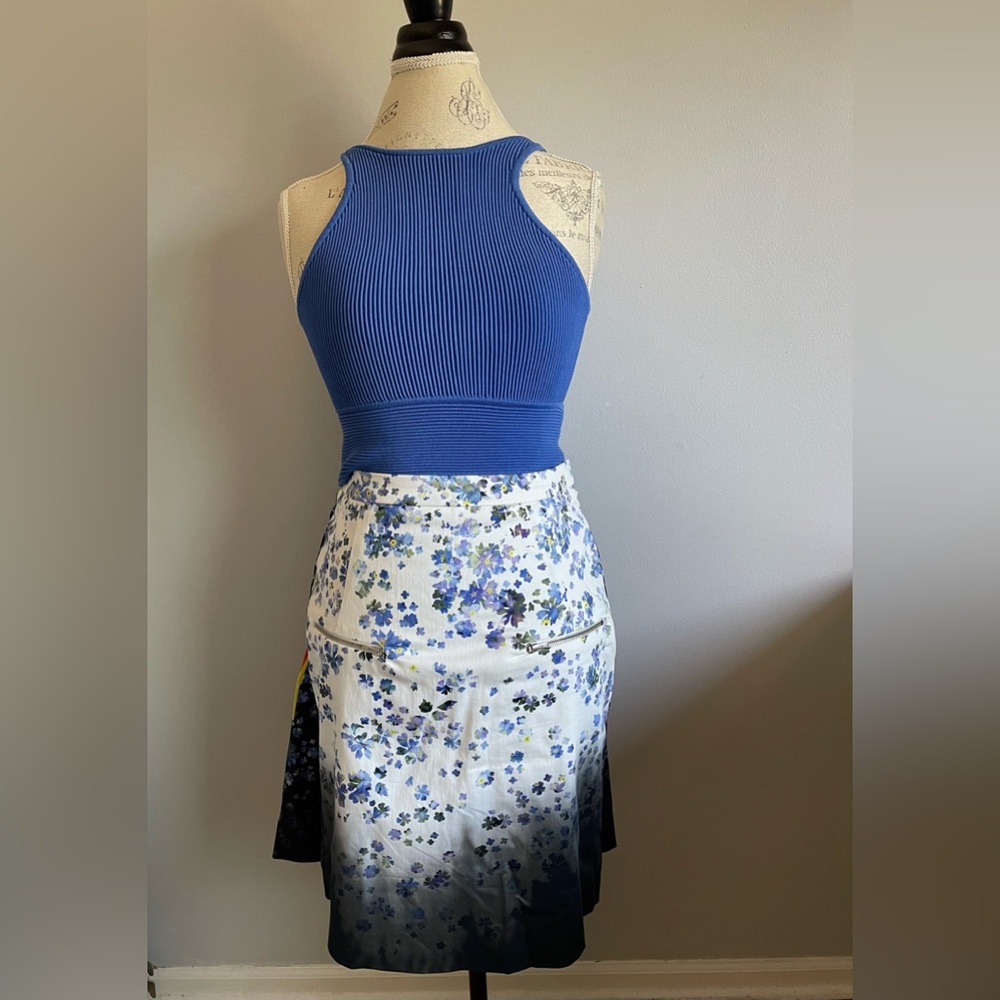 Preen Mixed Floral Print Skirt